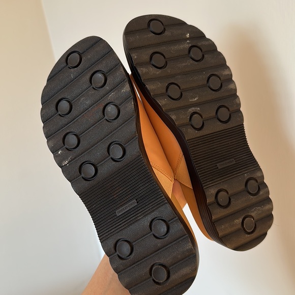 Bata Shoes Slides Sandals Genuine Leather VINTAGE - Picture 4 of 5